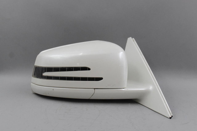 Right Passenger Side White Door Mirror 221 Type 2010-13 MERCEDES S550 OEM #45511 2128100621, 2218101276, 2128100115, 2128101064