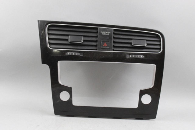 2015-2019 Volkswagen GTI Radio Bazel Dashboard Trim with Vents OEM #38721 5GM819728 high resolution