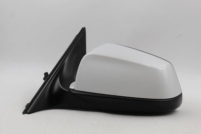 Left Driver Side White Door Mirror Power Heated Fits 2009-12 BMW 740i OEM #45809 51167187431, 51167282161