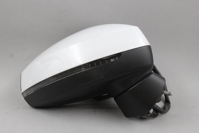 Right Passenger Side White Mirror Power Fits 2015-2018 AUDI A3 OEM #46450 8V0857528EGRU, 8V0949102A, 8V0857536E, 8V1949146