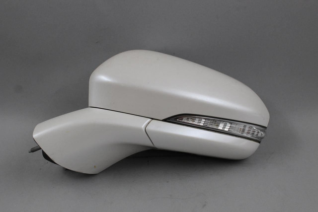 Left Driver Side White Door Mirror Power Fits 2013-2014 FORD FUSION OEM #46473 DS7Z17683CA