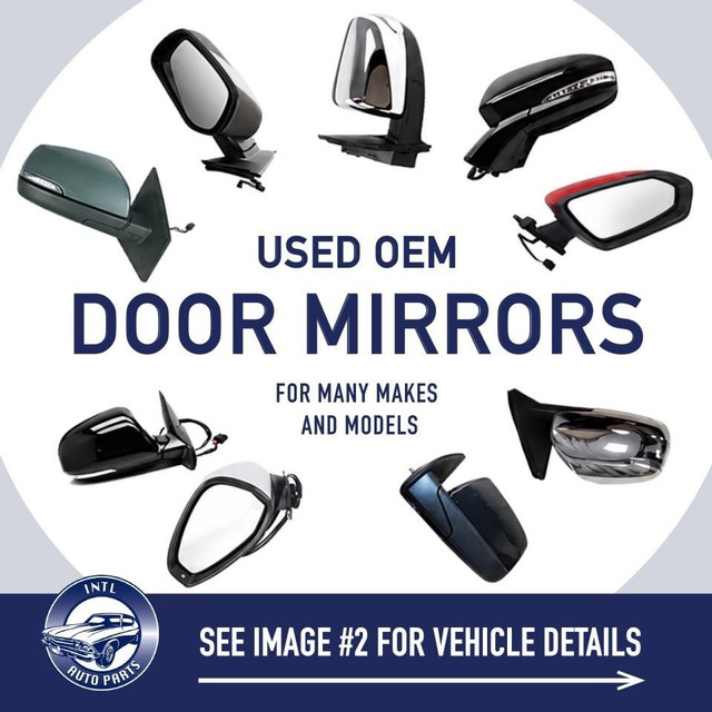 Left Driver Side Black Door Mirror Power Folding Fits 2023-25 KIA NIRO OEM 46767 87610AT390