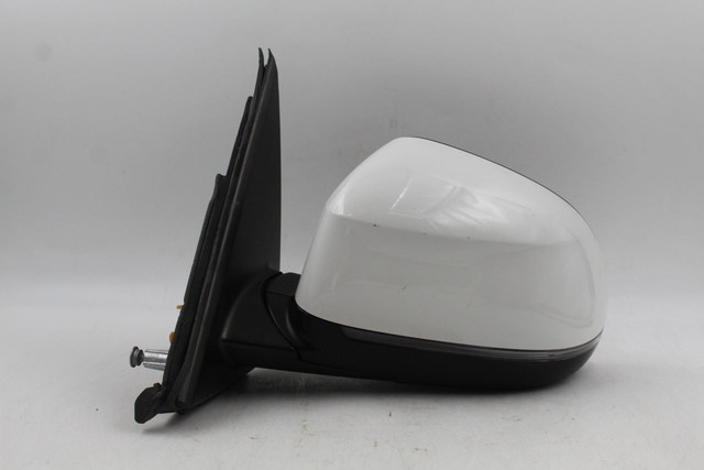 Left Driver Side White Door Mirror Power Heated Fits 2015-2016 BMW X3 OEM #46837 51167362321, 51167365113, 51167395217