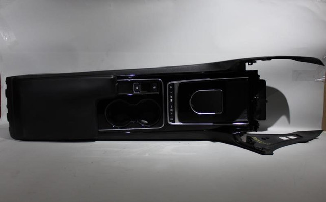 Black Console Front Floor Vinyl Armrest Fits 2016-2019 JAGUAR XE OEM #24204 T2H3097 high resolution2