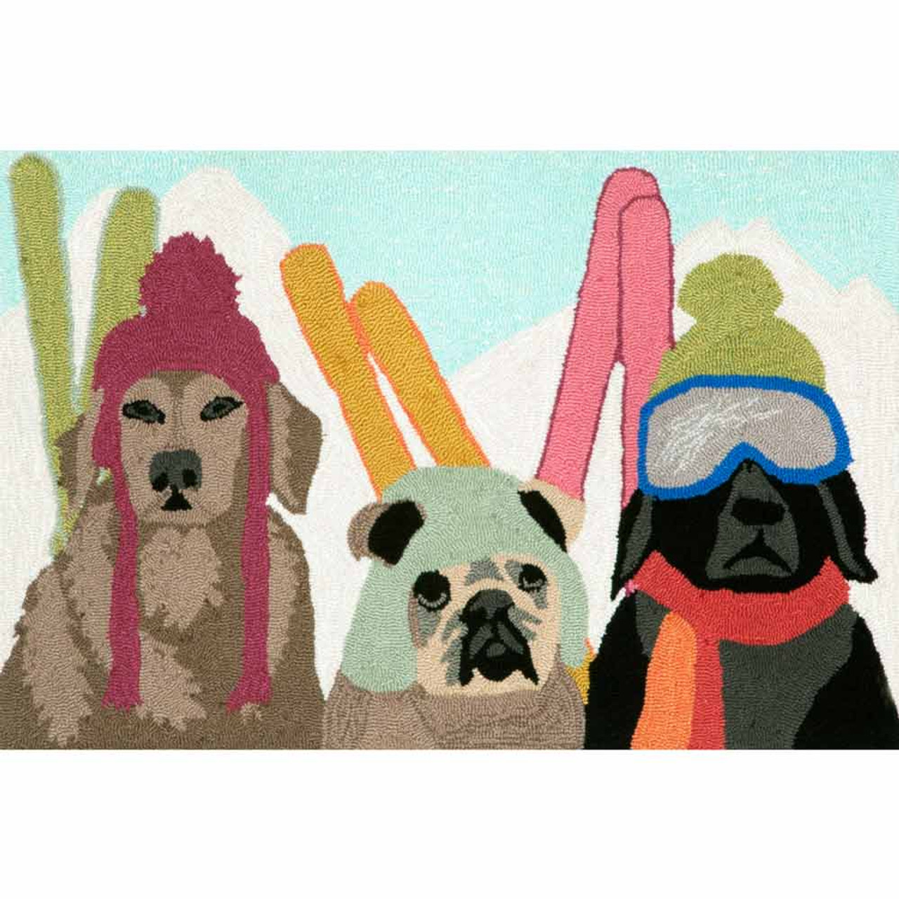 Snow Dogs Rug Collection Black Forest Decor