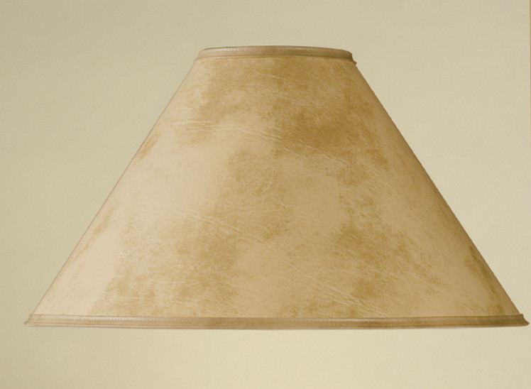 Faux CalfSkin Lamp Shade 20 Inch Black Forest Decor