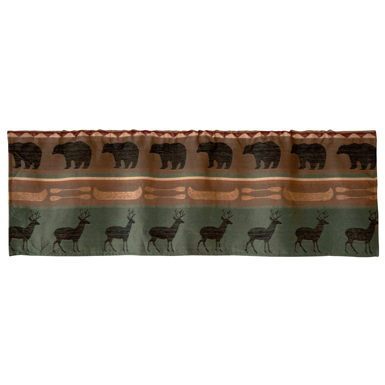 Pine Lodge Valance Black Forest Decor   Apiefffcy  11077.1675619388 