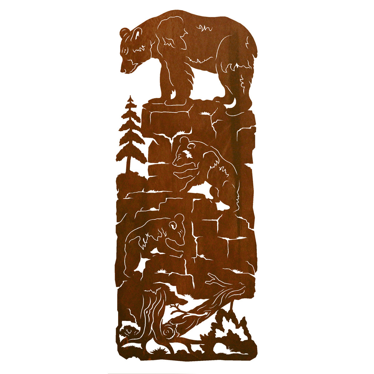 Rustic Metal Art Wall Hangings Black Forest Décor