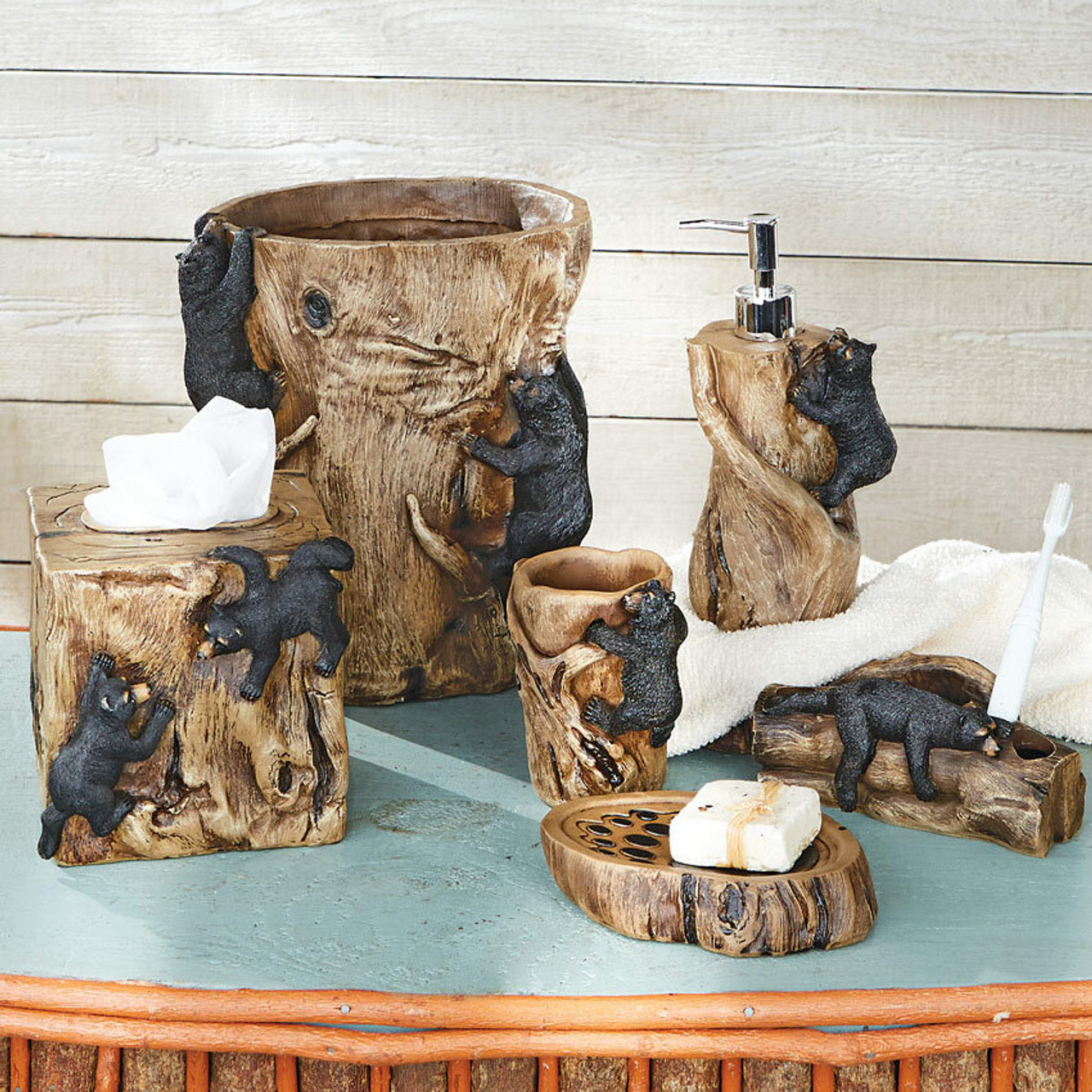 Rustic Bathroom Accessories | Black Forest Décor