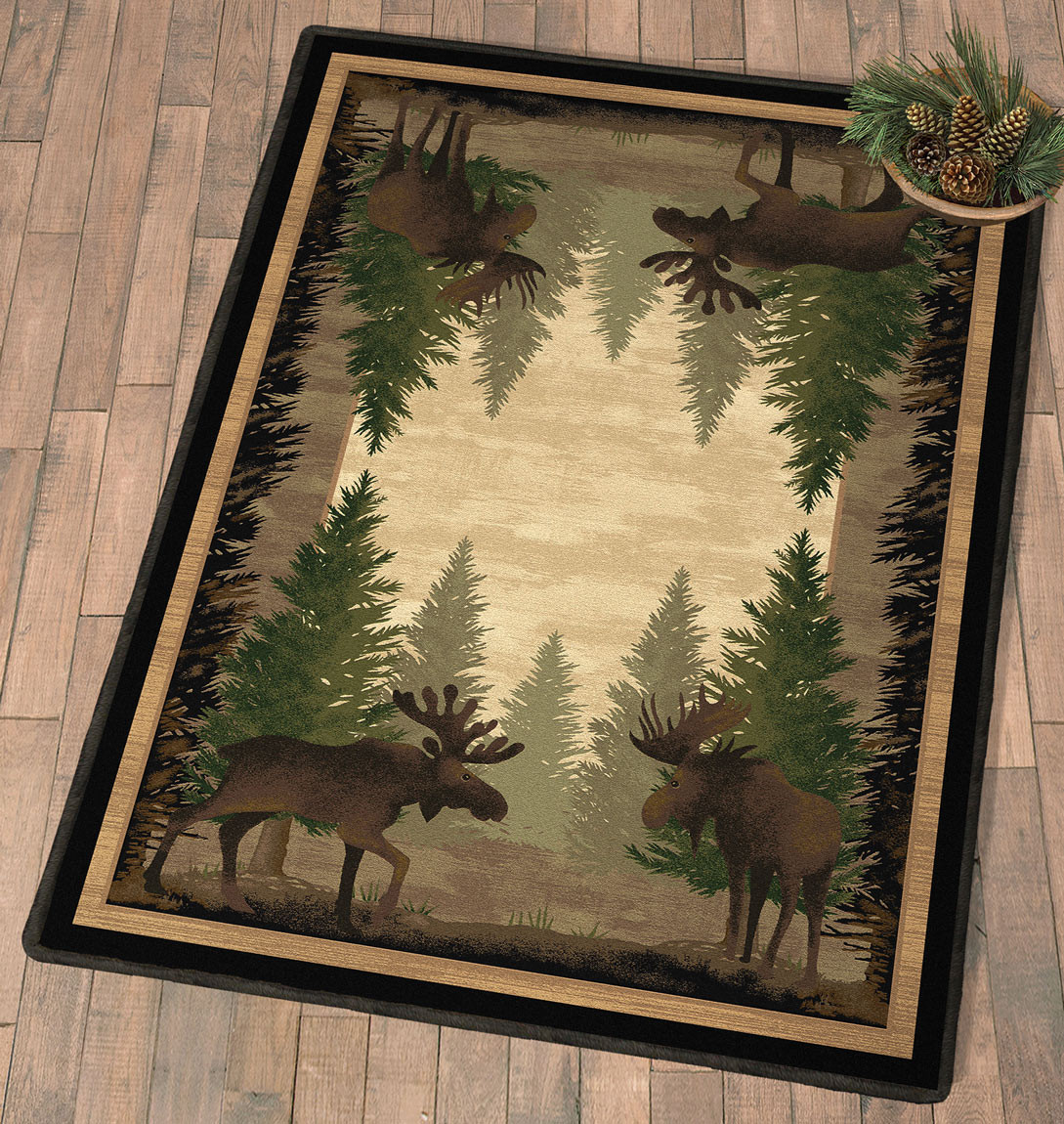 Rustic Wildlife Rugs, Including Bear Themed Rugs | Black Forest Décor