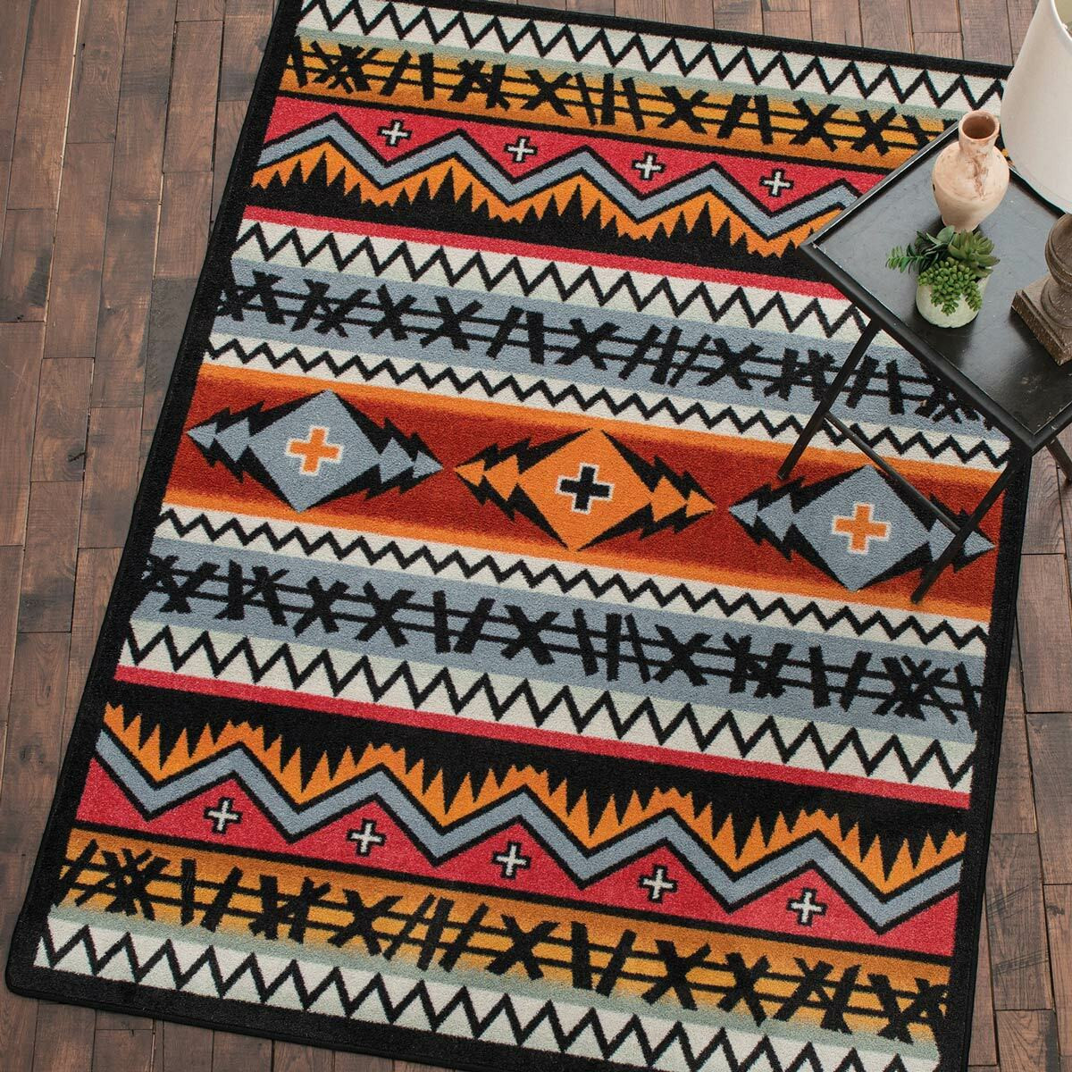 Flame Rug - 5 x 8 | Black Forest Decor
