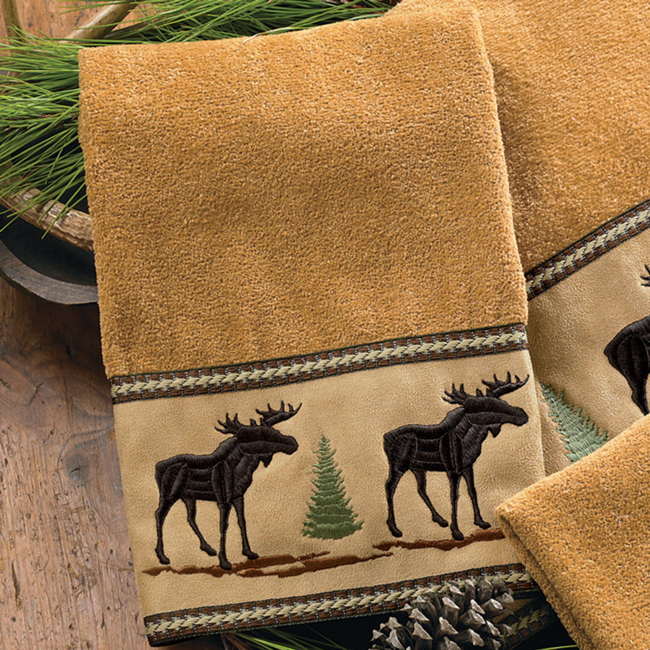 Black - Forest Hand Towel