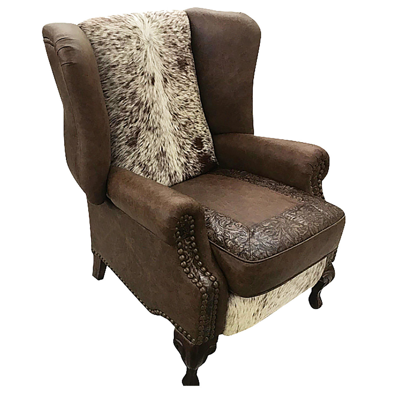 cowhide recliner