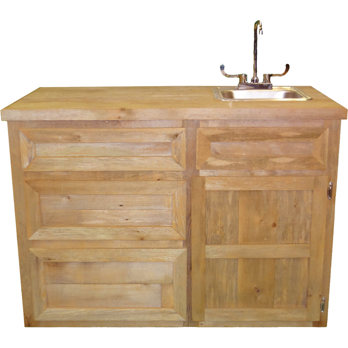 Rustic Outdoor Bar with Sink Black Forest Decor