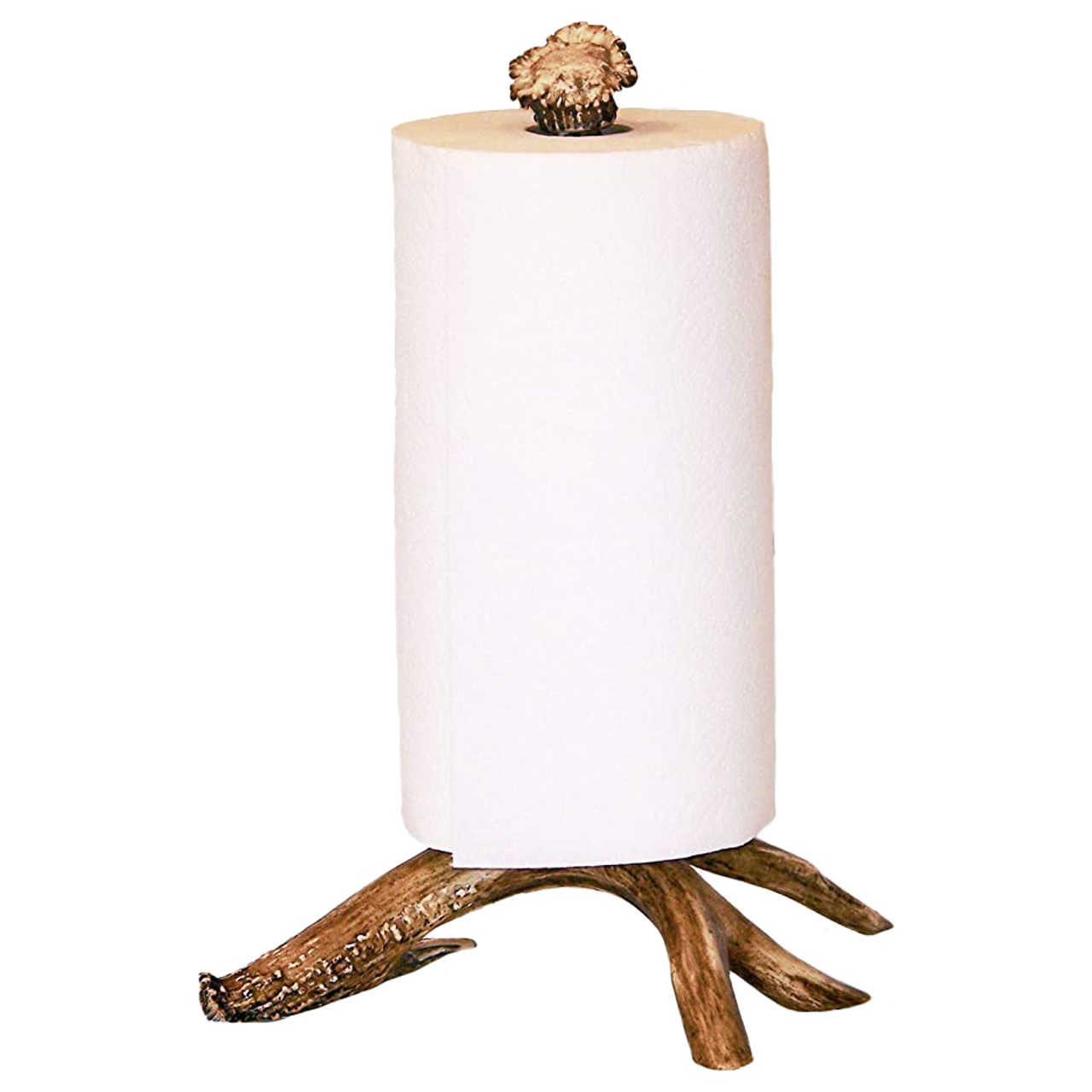 Antler Ridge Paper Towel Holder, Black Forest Decor