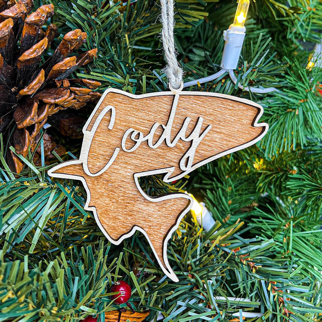 Fisherman's Personalized Ornament