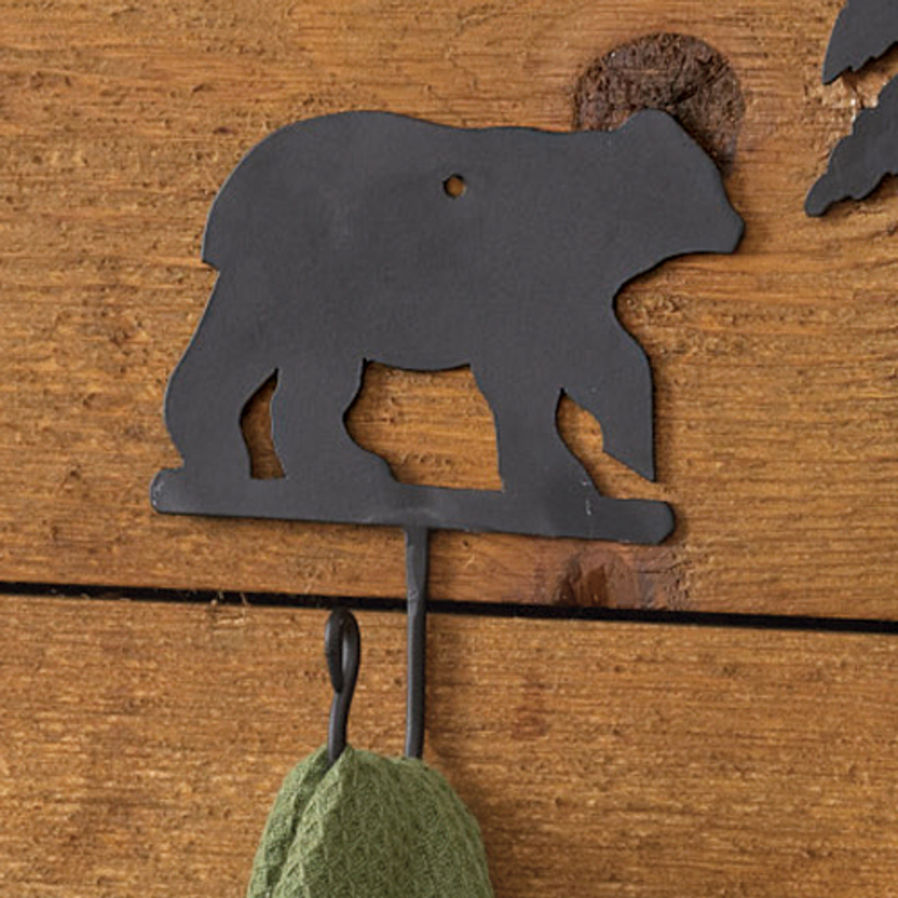 Bear Cast Iron Key Hooks