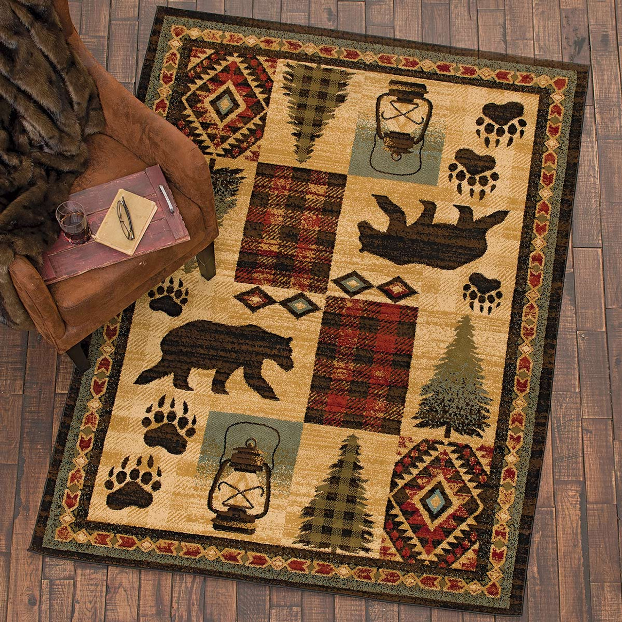 Cabin Rugs and Rustic Area Rugs