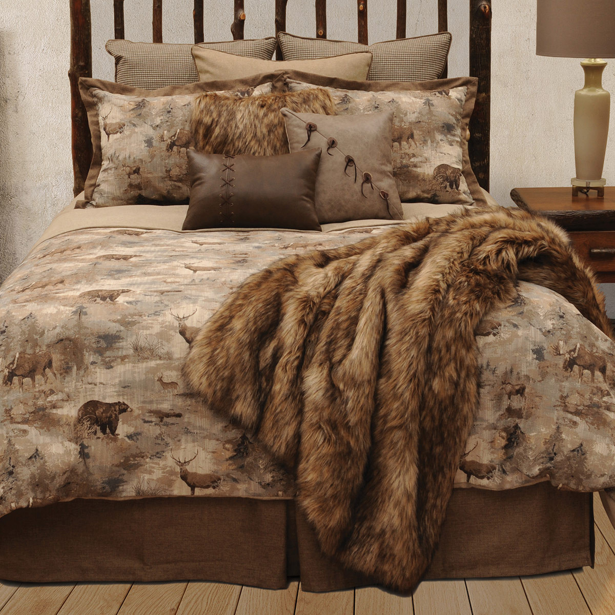 Daybreak Duvet Cover King Black Forest Decor