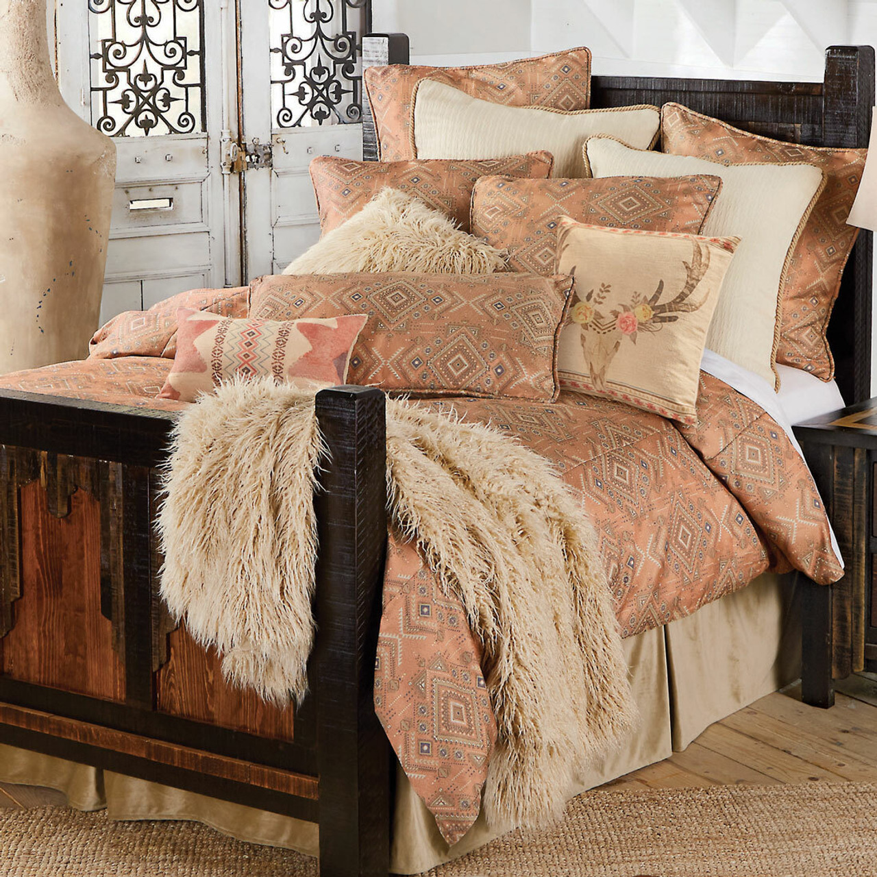 Rustic Bedding Sets Full Size Desert Rose Bed Set Black Forest