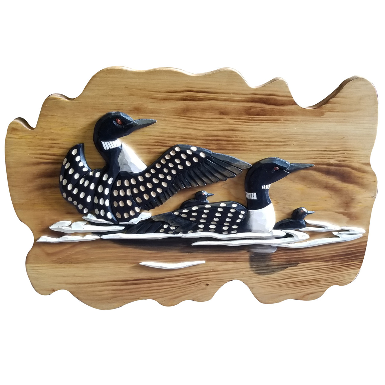 Loon on Wood Wall Decor: Elevate Your Space with Nature-Inspired Art