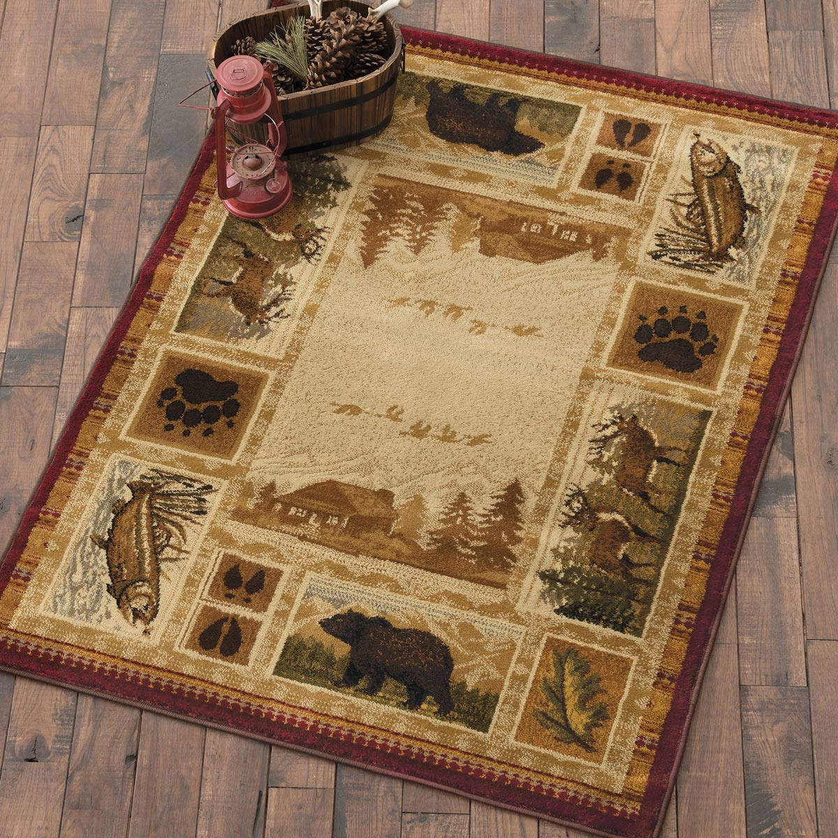 Wilderness Rug - 4 x 5 | Black Forest Decor
