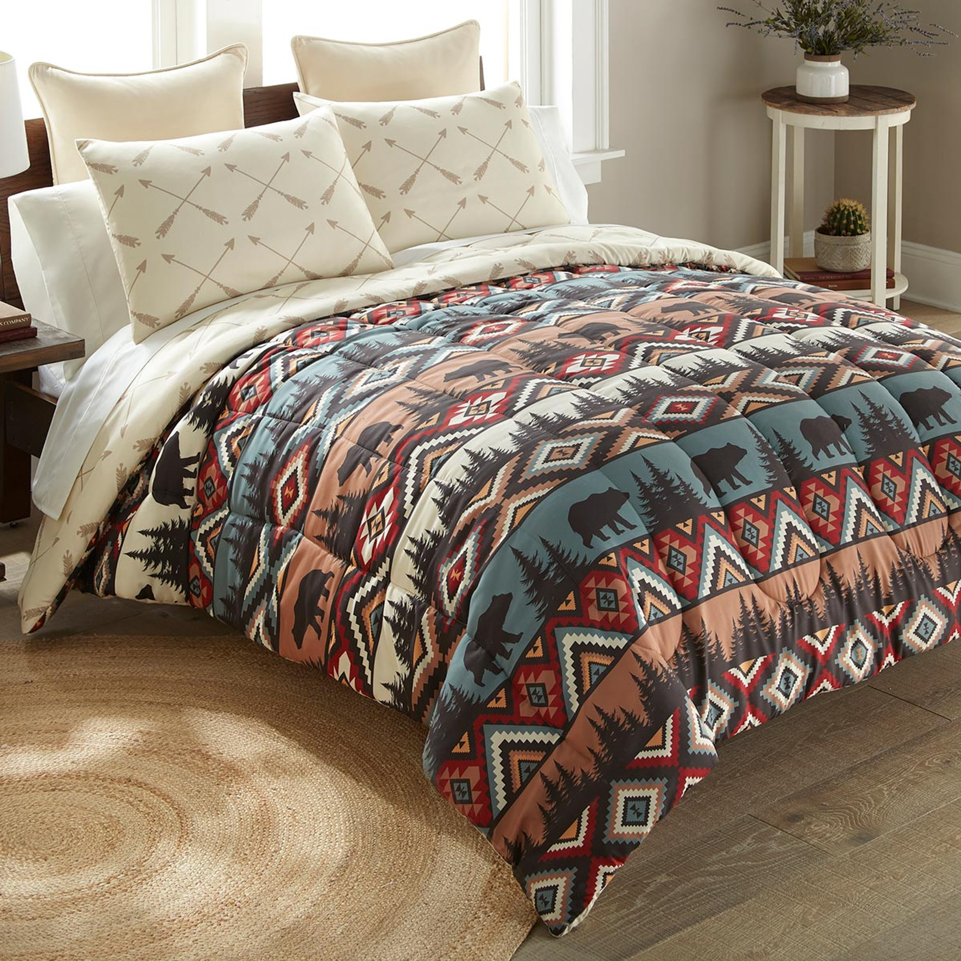 Rustic Bedding Bear Adventure Quilt Bedding Collection   Media  60034.1651789470 