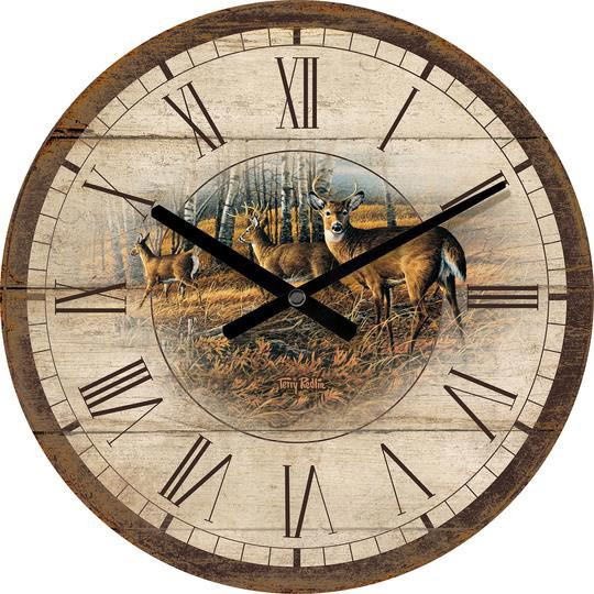 Rustic Clocks & Wildlife Clocks Deer Park Clock Black Forest Decor