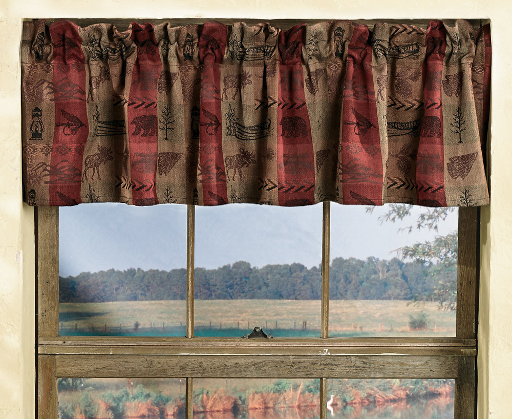 High Country Valance Black Forest Decor