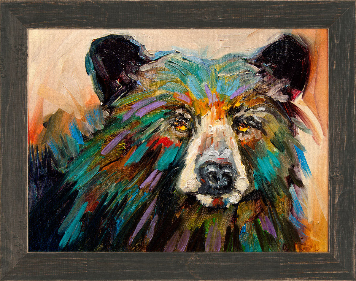 Modern Bear Framed PrintBlack Forest Décor