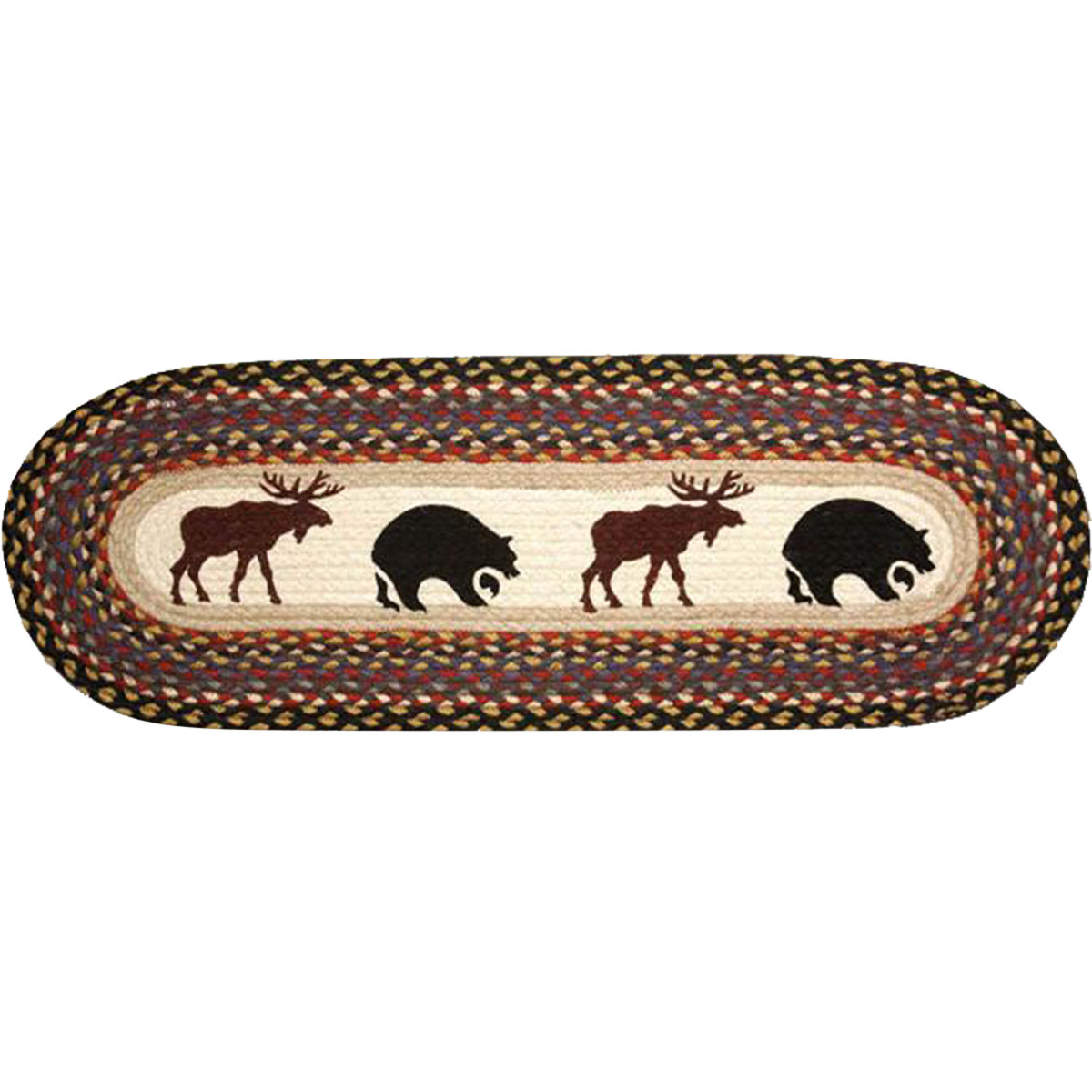 Bear Rugs Black Bear Bath Runner Black Forest Decor