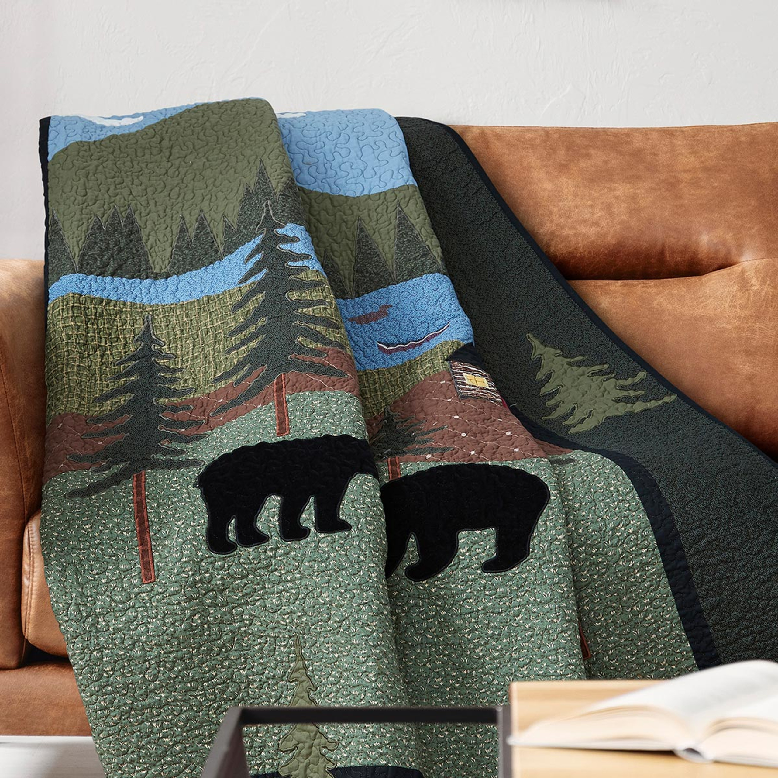 Rustic Bedding Bear Lake Bedding Collection   Media  23877.1684193818 