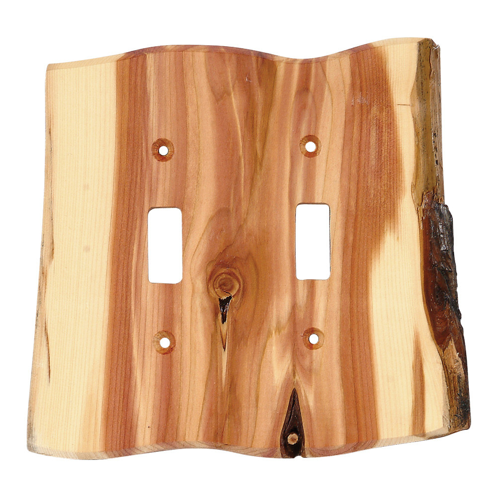 Rustic Outlet Covers Rustic Juniper Wood Outlet Cover Black Forest Decor