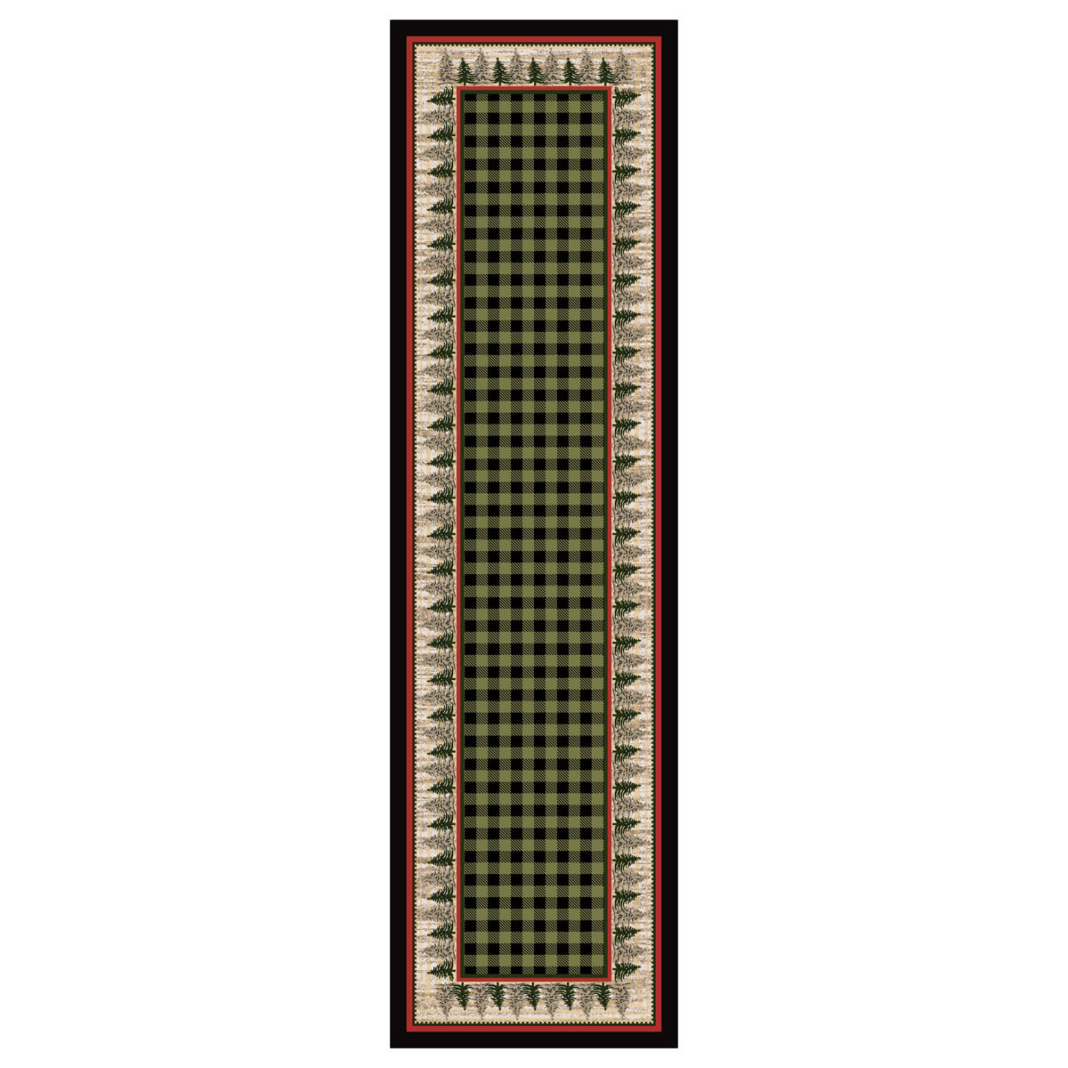 Timberline Barley Rug - 2 x 8 | Black Forest Decor