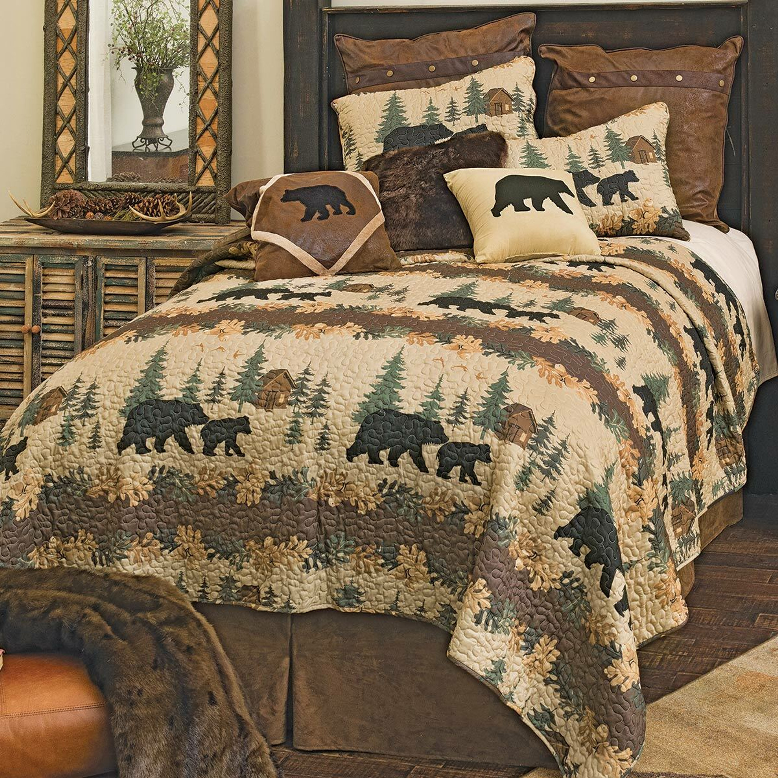 Rustic Cabin Bedding | Black Forest Décor