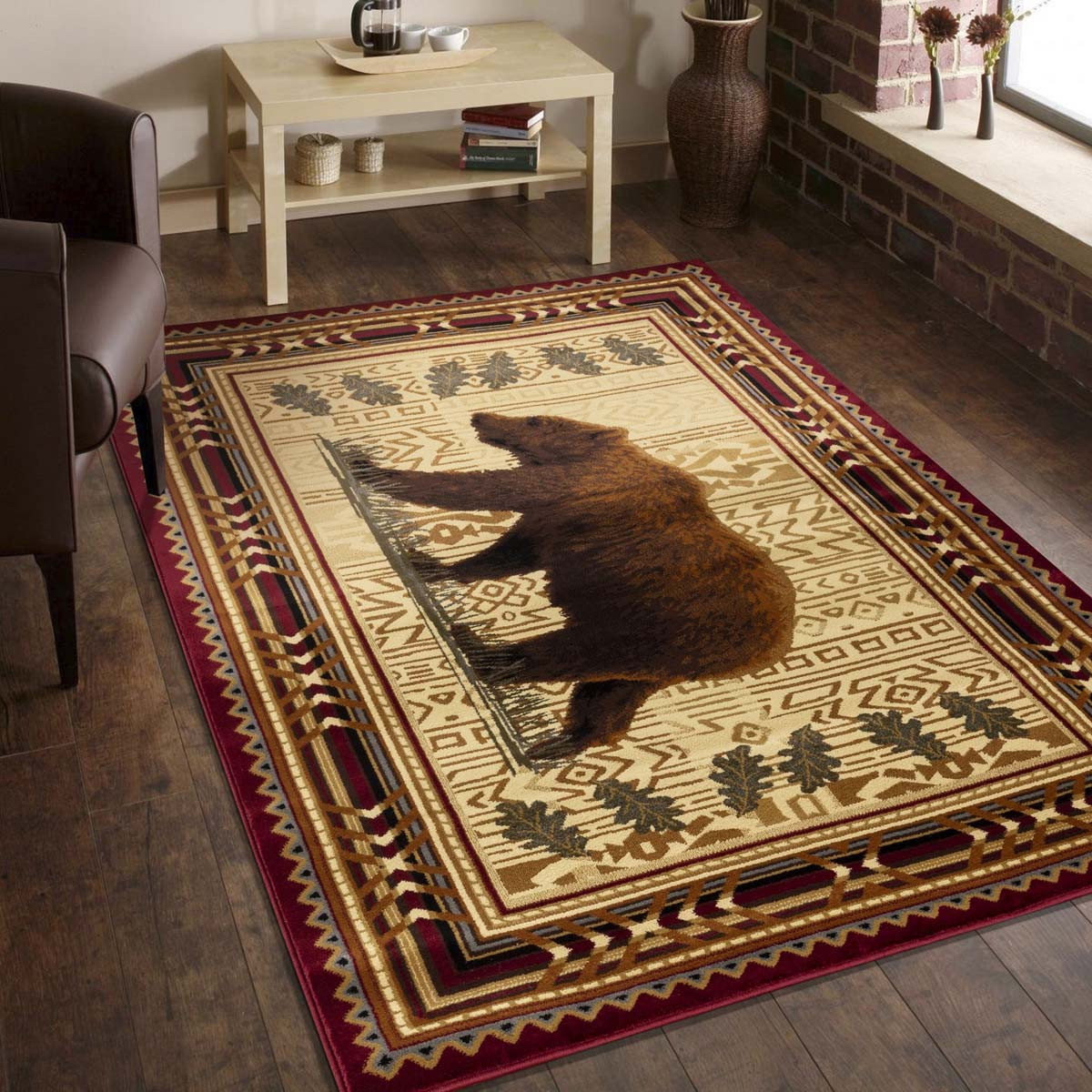 Rustic Wildlife Rugs, Including Bear Themed Rugs | Black Forest Décor