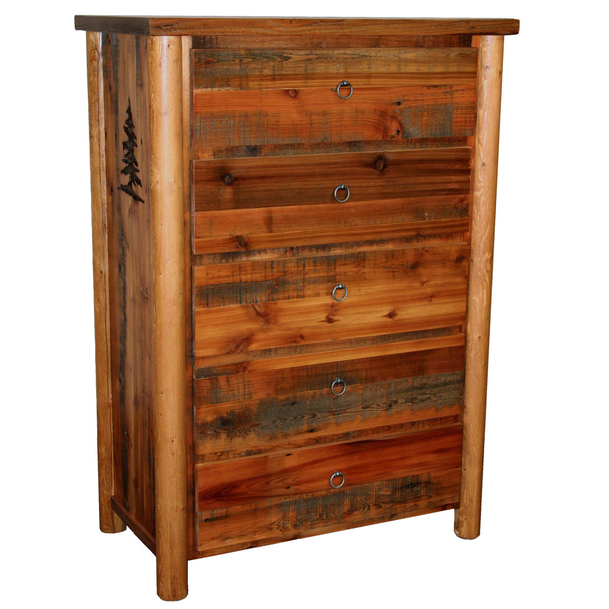 Bunkhouse - Drawer Chest - Aged Barnwood