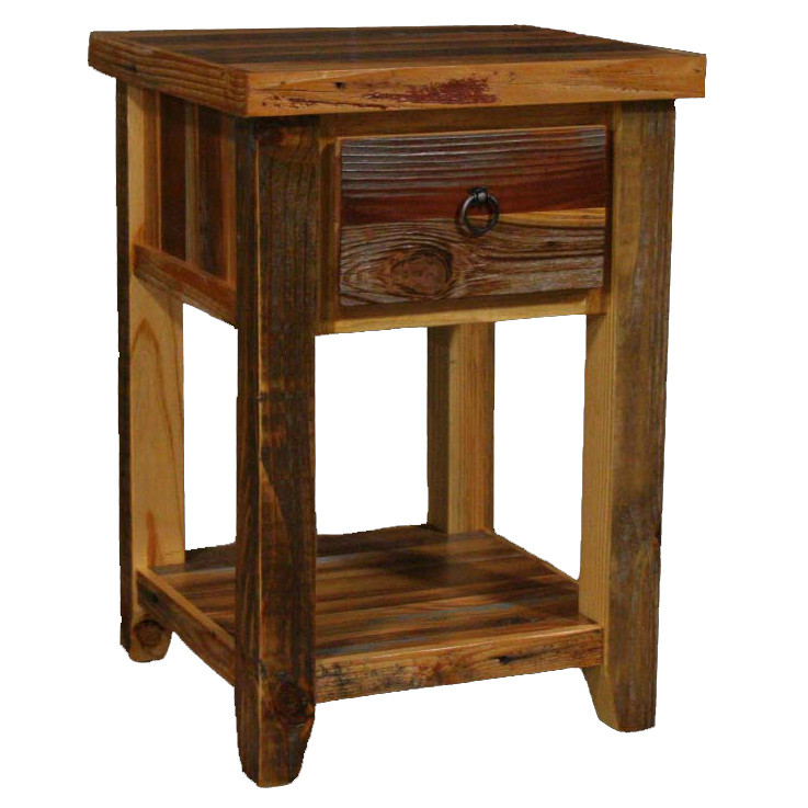 Barnwood Straight Leg Bedroom Furniture Black Forest Decor