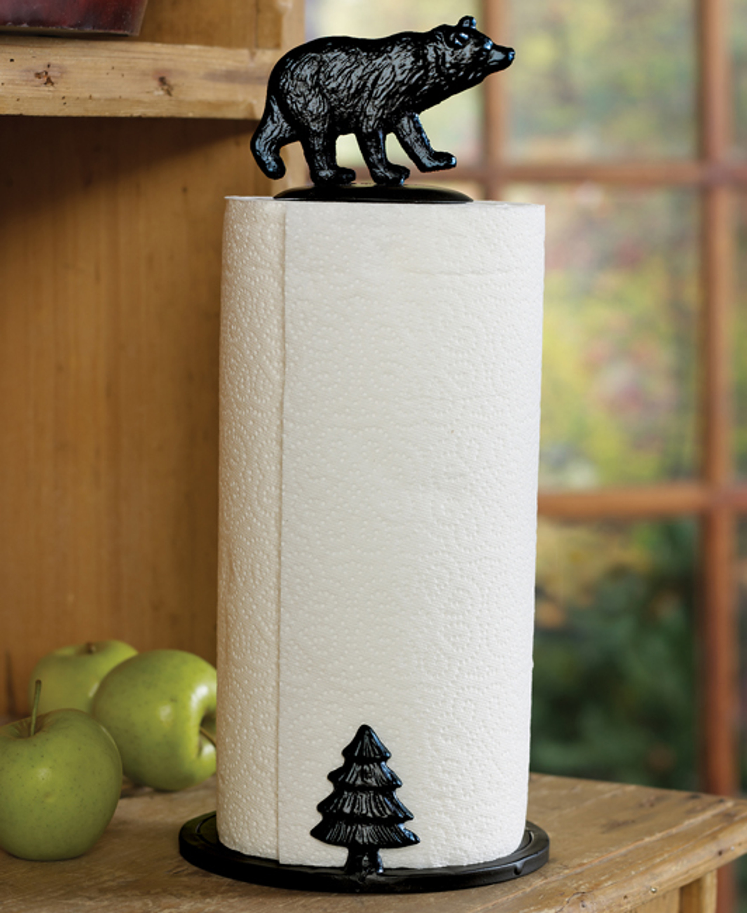 Bear Paper Towel Holder Black Forest Decor   Apijiiv85  67205.1630253491 