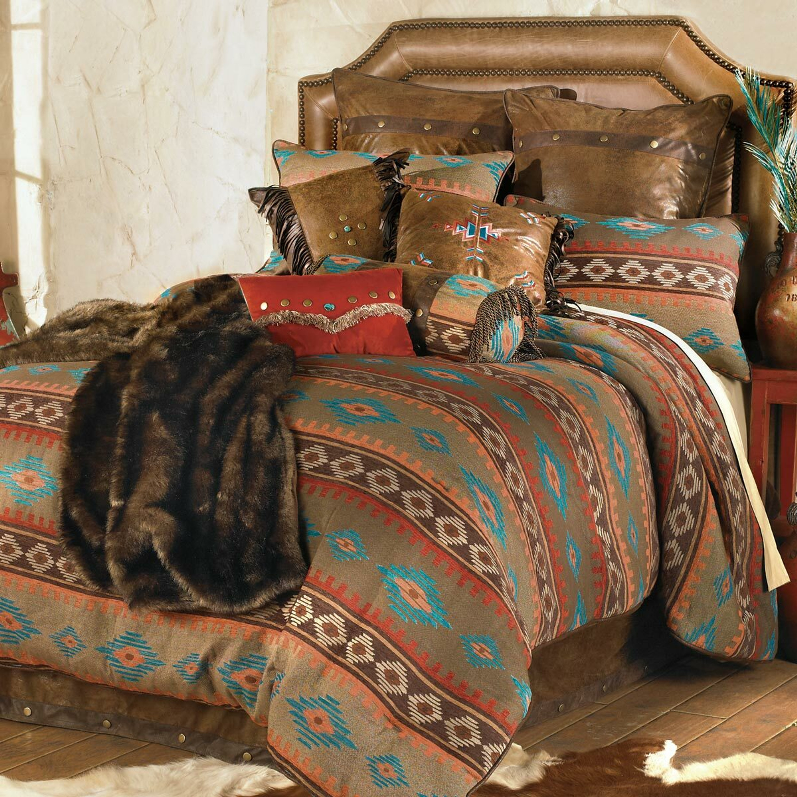 Rustic Bedding Sets Queen Size Canyon Shadows Bed Set Black Forest Decor