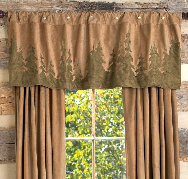 Forest Scene Valance Black Forest Decor