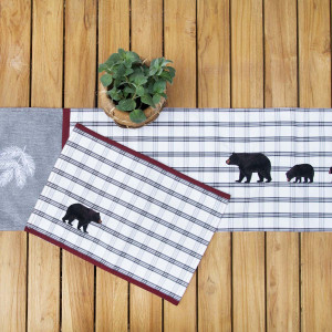 Forest Bear Retreat Table Linens