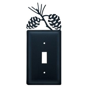 Wrought Iron Pinecone Switch Covers