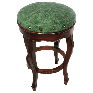 Spanish Heritage Round Stool - Colonial Green