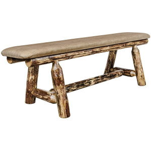 Cascade 5 Foot Upholstered Plank Style Benches