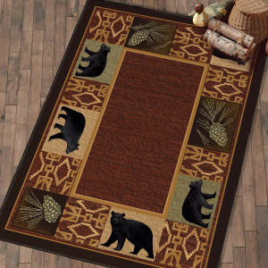 Black Bear River Rug Collection