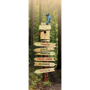 Forest Path Personalized Wall Art