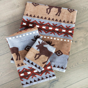 Moose Wanderer Bath Towel Collection