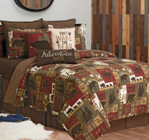 Lakeside Lodge Wilderness Quilt Bedding Collection