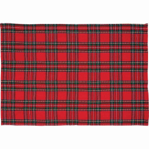 Red Tartan Plaid Table Linens